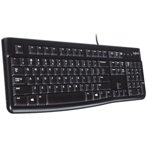 Logitech K120 Keyboard GR (Black, Wired) (LOGK120)