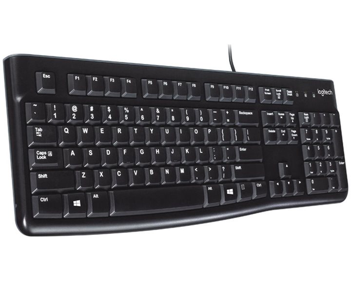 Logitech K120 Keyboard GR (Black, Wired) (LOGK120)