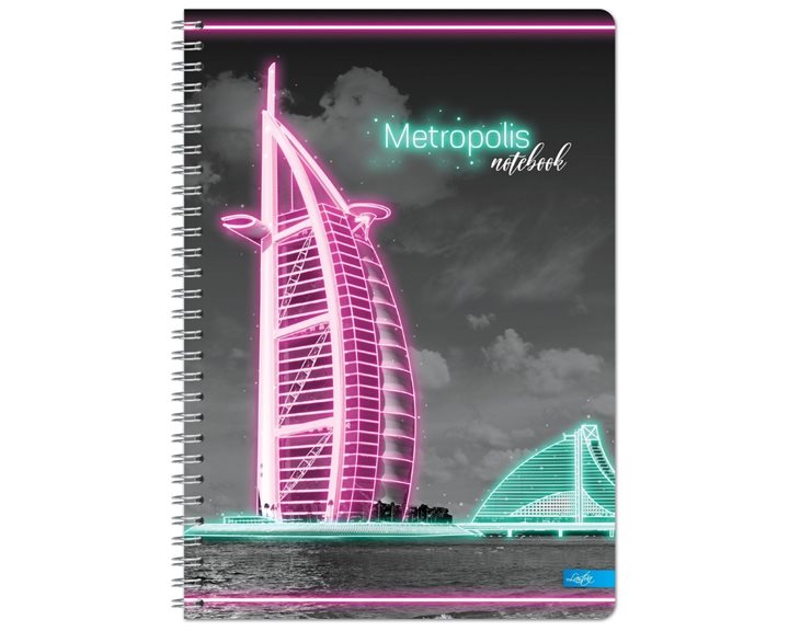 Τετράδιο Σπιράλ Lastva Α5 150φ. Metropolis Collection 3146