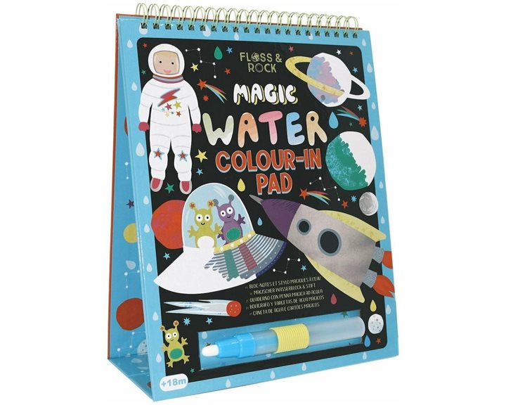 Magic Water Easel And Pen Floss And Rock Space 43P6392