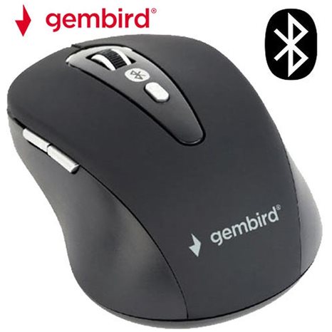 Gembird Bluetooth 6-Button Mouse Black