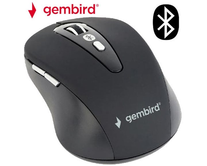 Gembird Bluetooth 6-Button Mouse Black