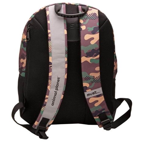 Τσάντα Πλάτης Must 32x15x45cm 3 Θήκες Animal Planet Λιοντάρι 570840