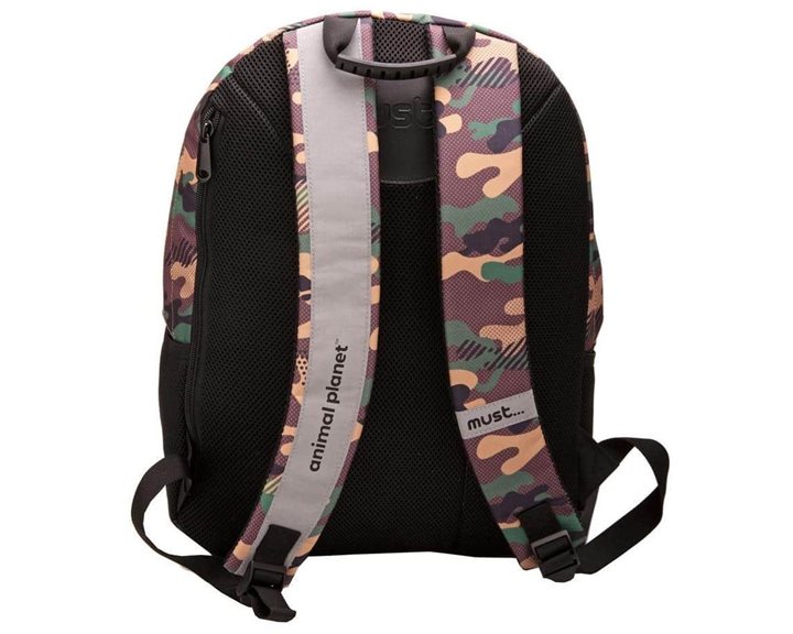 Τσάντα Πλάτης Must 32x15x45cm 3 Θήκες Animal Planet Λιοντάρι 570840