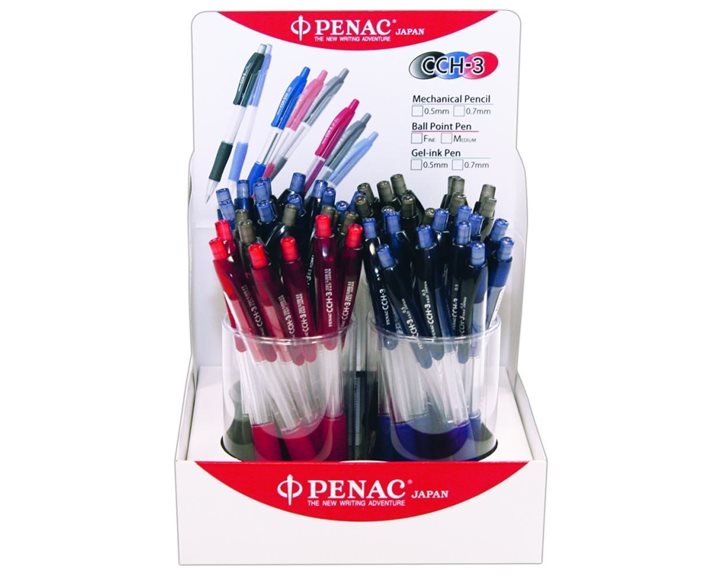 Σταντ Μηχανικό Μολύβι Penac CCH-3 0.5mm 48pcs Διάφορα Χρώματα