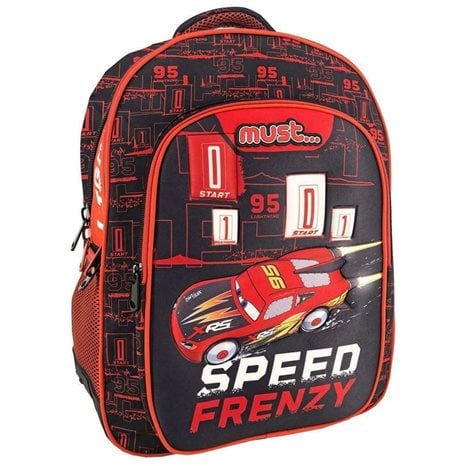 Τσάντα Πλάτης Must 32x18x43cm 3 Θήκες Cars Speed 562957