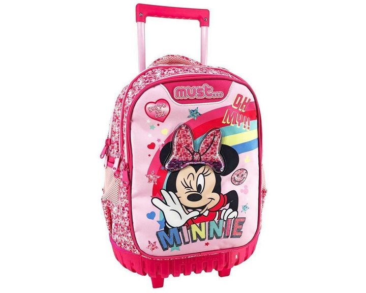 Τσάντα Τρόλλευ Must 34x20x45cm 3 Θήκες Minnie Mouse Oh My Minnie 563028