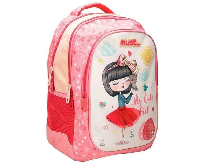 Τσάντα Πλάτης Must 32x18x43cm 3 Θήκες My Cute Girl 584502