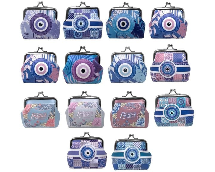 Πορτοφόλι με Κλιπ Sungrace Colorful Pattern SG21-025