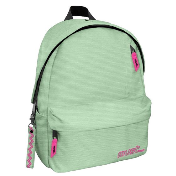 Σακίδιο Πλάτης Must 32x17x42cm Monochrome 1 θήκη RPET Plus Λαχανί Fluo 584606