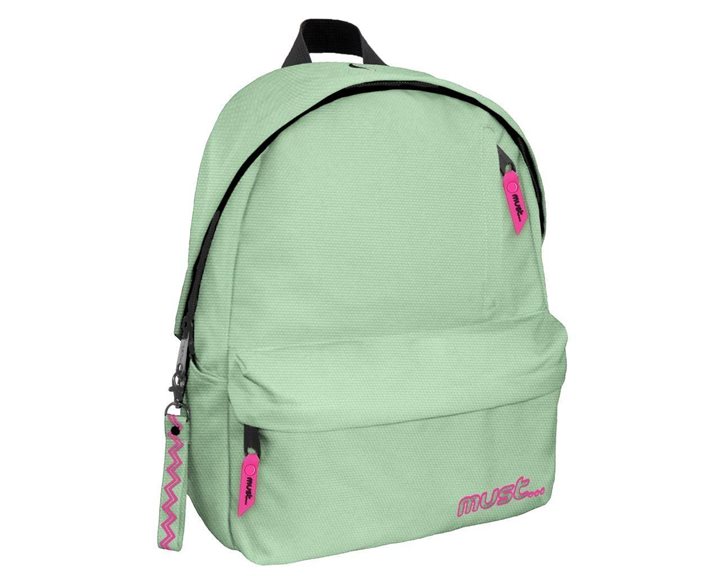 Σακίδιο Πλάτης Must 32x17x42cm Monochrome 1 θήκη RPET Plus Λαχανί Fluo 584606