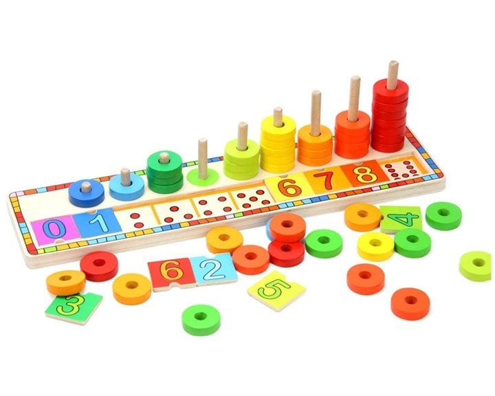 Rainbow Donuts Count&Match Numbers TopBright 6540