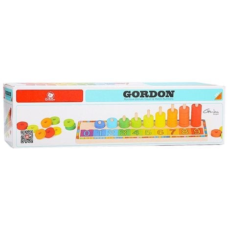 Rainbow Donuts Count&Match Numbers TopBright 6540