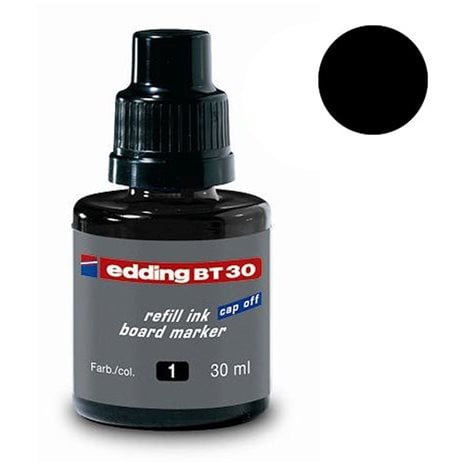 Μελάνι Edding Μαρκαδόρου Πίνακος 30ml Μαύρο
