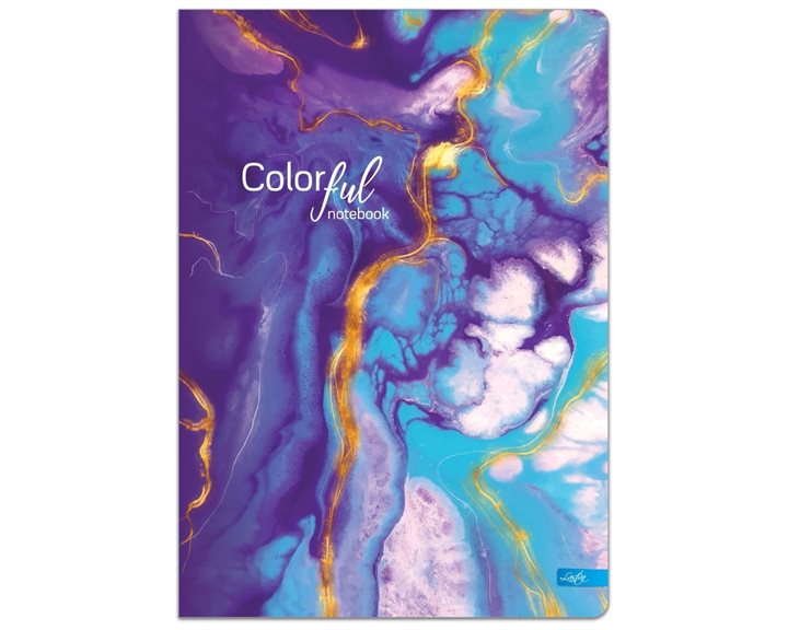 Τετράδιο Δεμένο Lastva Με Σκληρό Εξώφυλλο Α4 96φ Colorful Collection 33045