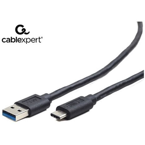 CABLEXPERT USB3.0 AM TO TYPE-C CABLE 0.1M BLACK