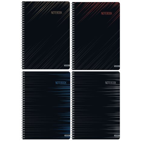 Τετράδιο Σπιράλ Lastva Α4 100φ. Dark Collection 33128