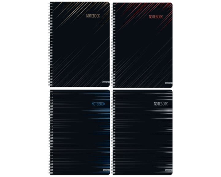 Τετράδιο Σπιράλ Lastva Α4 100φ. Dark Collection 33128