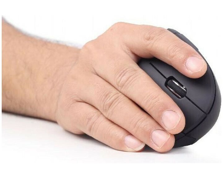 GEMBIRD ERGONOMIC 6-BUTTON OPTICAL MOUSE BLACK