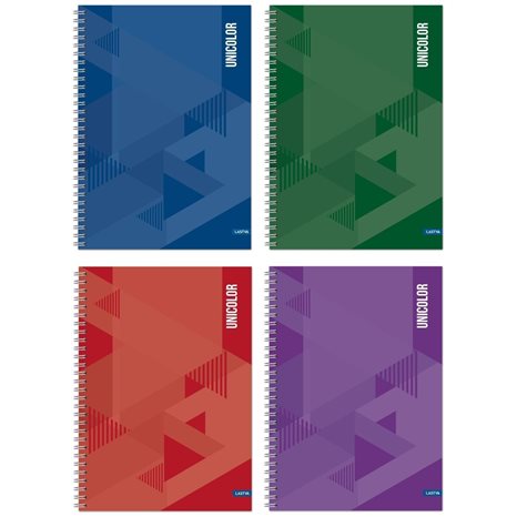 Τετράδιο Σπιράλ Lastva Σκληρό Εξώφυλλο Α4 150φ. Unicolor Collection 3152