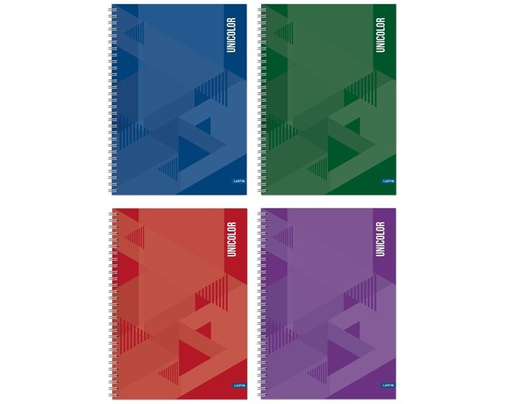 Τετράδιο Σπιράλ Lastva Σκληρό Εξώφυλλο Α4 150φ. Unicolor Collection 3152