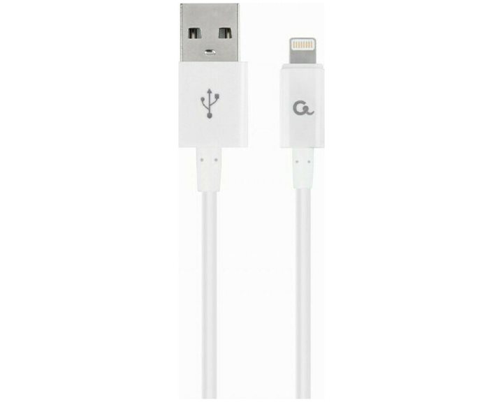 CABLEXPERT USB TO LIGHTNING SYNC AND CHARGING CABLE WHITE 1M