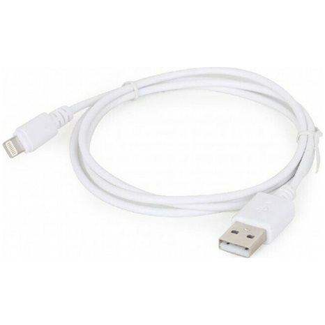 CABLEXPERT USB TO LIGHTNING SYNC AND CHARGING CABLE WHITE 1M