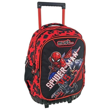 Τσάντα Τρόλλευ Must 34x20x45cm 3 Θήκες Spiderman 506017