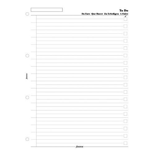 Αντ/Κα Filofax A4 To Do Κωδ.294073