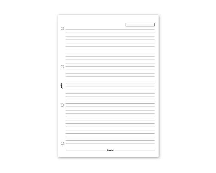 Αντ/Κα Filofax A4 Ruled Notepaper Λευκό Κωδ.293008