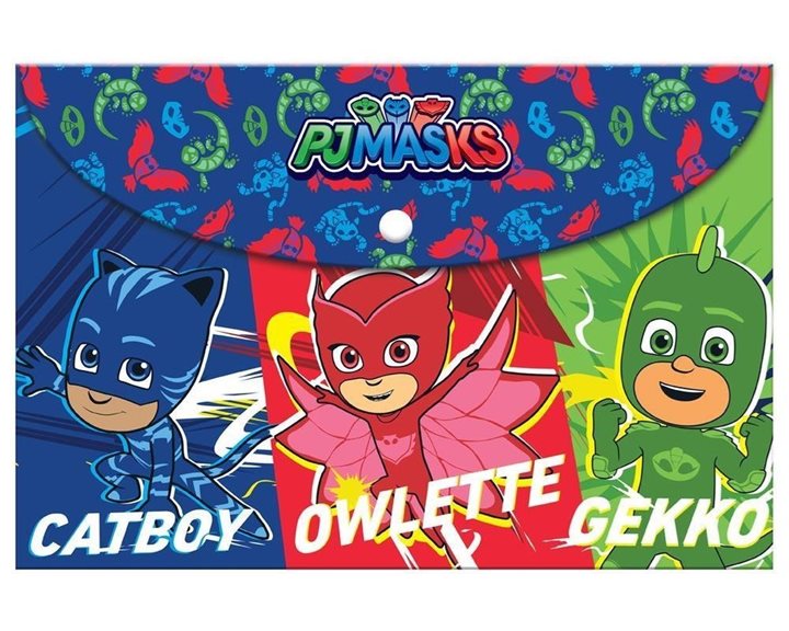 Φάκελος Κουμπί PP Α4 PJ Masks 484261