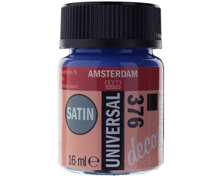 ΧΡΩΜΑ AMSTERDAM UNIVERSAL SATIN 16ML 376 PURPLE