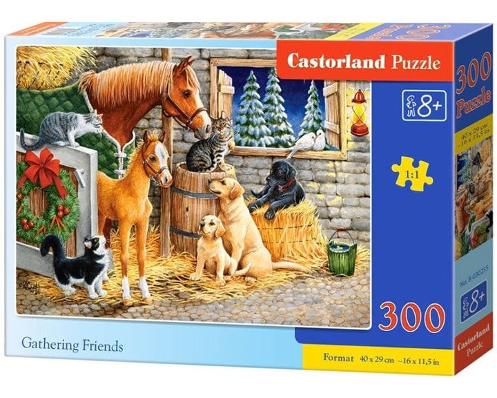 Παζλ Castorland 300τμχ. Gathering Friends 40x29cm B-030255