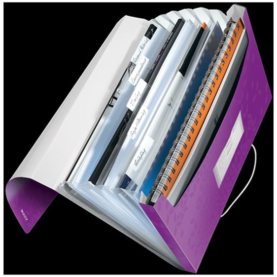 Αρχειοθήκη Leitz PP 6Θέσεων Purple