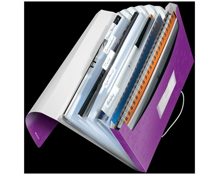 Αρχειοθήκη Leitz PP 6Θέσεων Purple