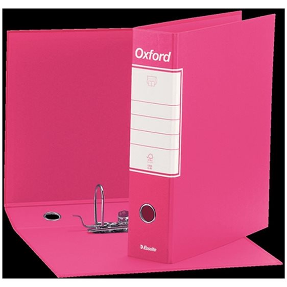 Κλασέρ Esselte Α4 Oxford 8cm Ροζ Σε Θήκη