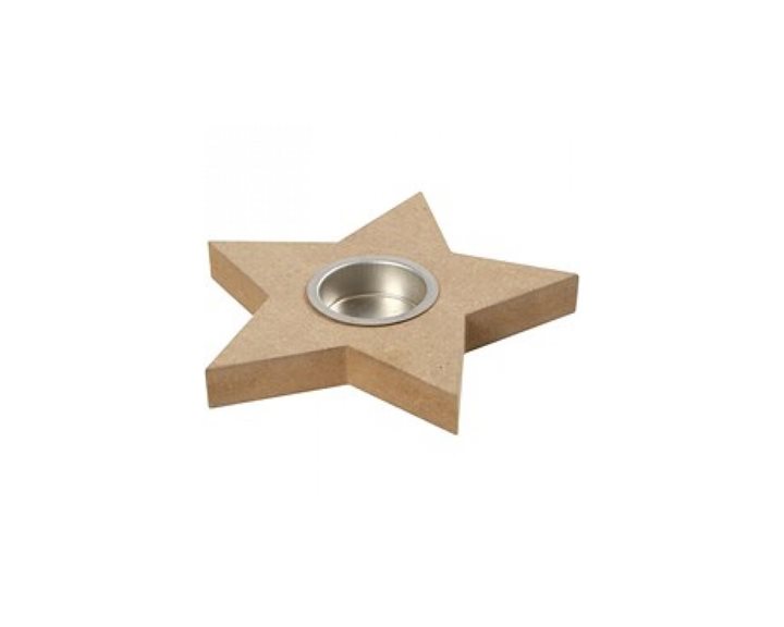 Ξύλινο Αστέρι Ρεσό 15cm 56708