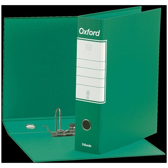 Κλασέρ Esselte Α4 Oxford 8cm Πράσινο Σε Θήκη