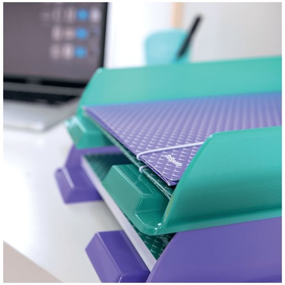 Δίσκος Εγγράφων Esselte Color Breeze A4 Μωβ