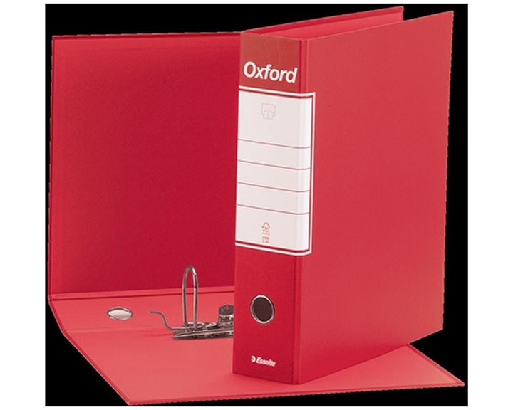 Κλασέρ Esselte  Α4 Oxford 8cm Κόκκινο σε θήκη