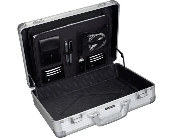 Χαρτοφύλακας Αλουμινίου Alumaxx Venture με θήκη Laptop 15.6'' Μαύρο Ματ