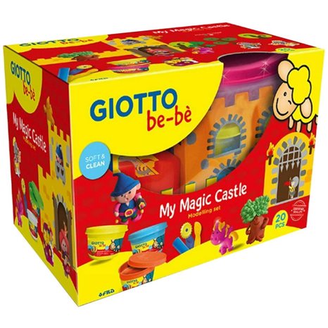 Σετ Πλαστελίνης Giotto Bebe My Magic Castle 16τμχ. 479600