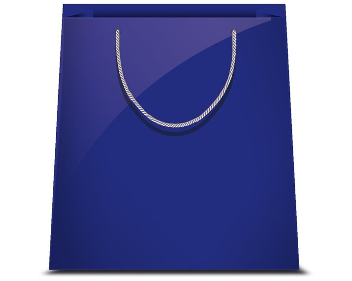 Τσάντα Δώρου Χάρτινη Marpiram 18.5x23x10 Blue Medium LX27