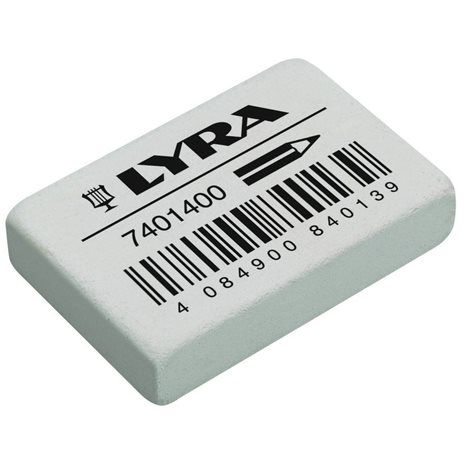 Γόμα Lyra Γκρι 38x25χ9mm