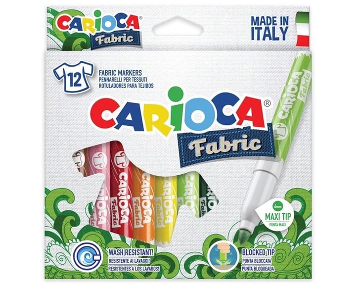 Μαρκαδόροι Carioca Fabric Art/12 40957