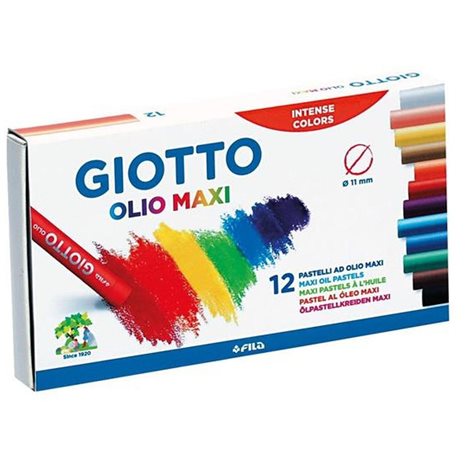 Λαδοπαστέλ Giotto Maxi Olio 12τμχ