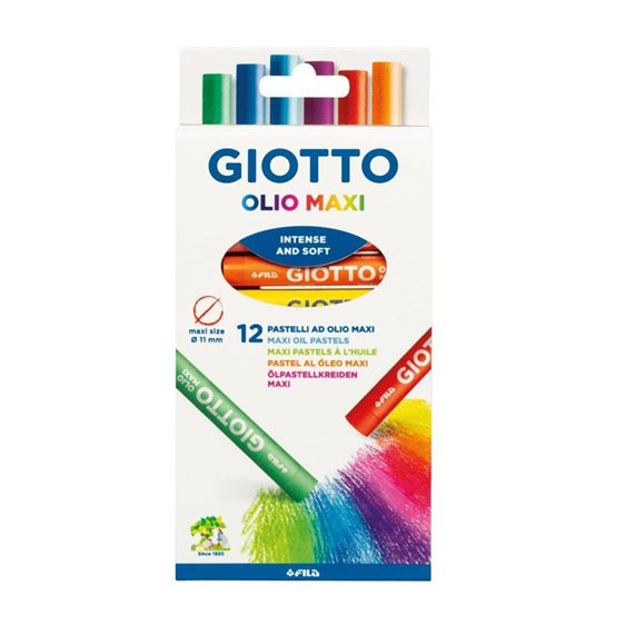 Λαδοπαστέλ Giotto Maxi Olio 12τμχ