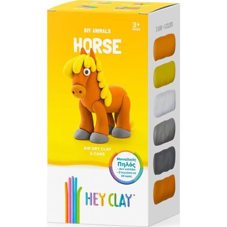 Κατασκευές Με Πηλό Hey Clay Horse 3+