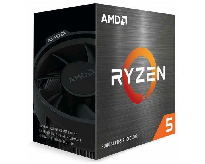 AMD CPU RYZEN 5 5500, 6C/12T, 3.6-4.2GHz, CACHE 3MB L2+16MB L3, SOCKET AM4, BOX, FAN, 3YW.