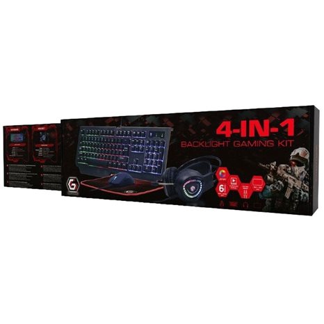 GEMBIRD 4-IN-1 BACKLIGHT GAMING KIT 'PHANTOM'